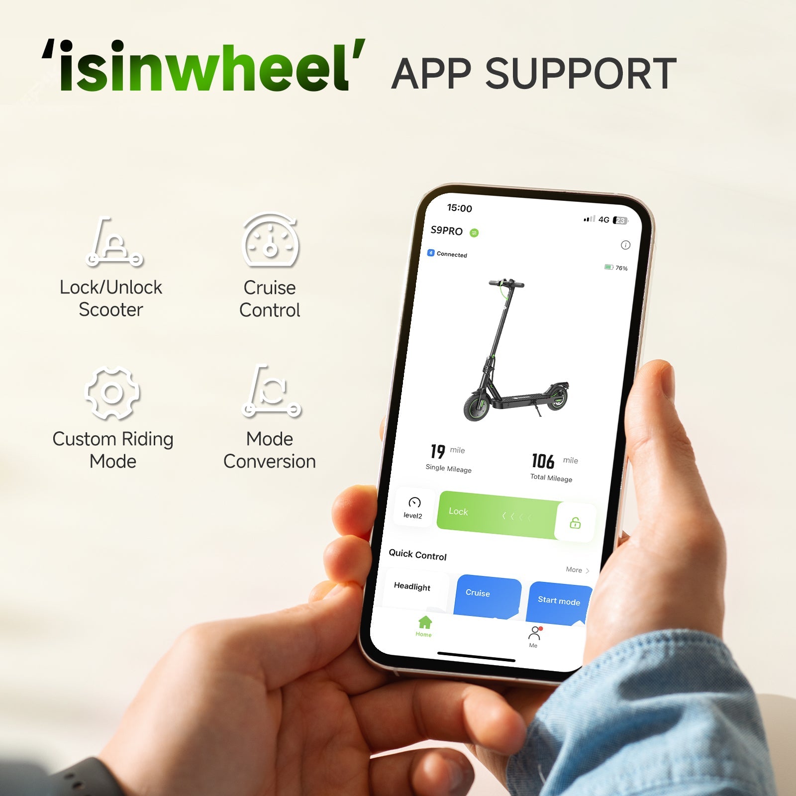 isinwheel S9 Pro Electric Scooter: Your Stylish Urban Commute Companion