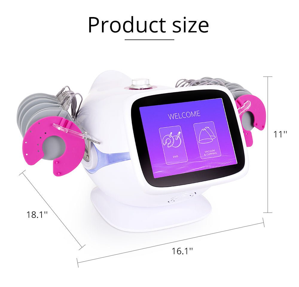 Shape Tactics All-in-One Body Enhancement Machine: EMS for Slimming & Breast, Vacuum Cupping for Detox