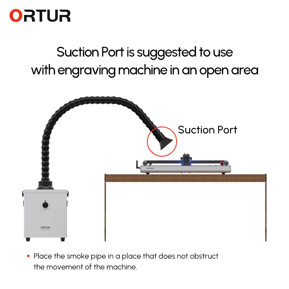 Ortur Laser Engraver Smoke Purifier 1.0 - Your Ultimate Smoke Solution