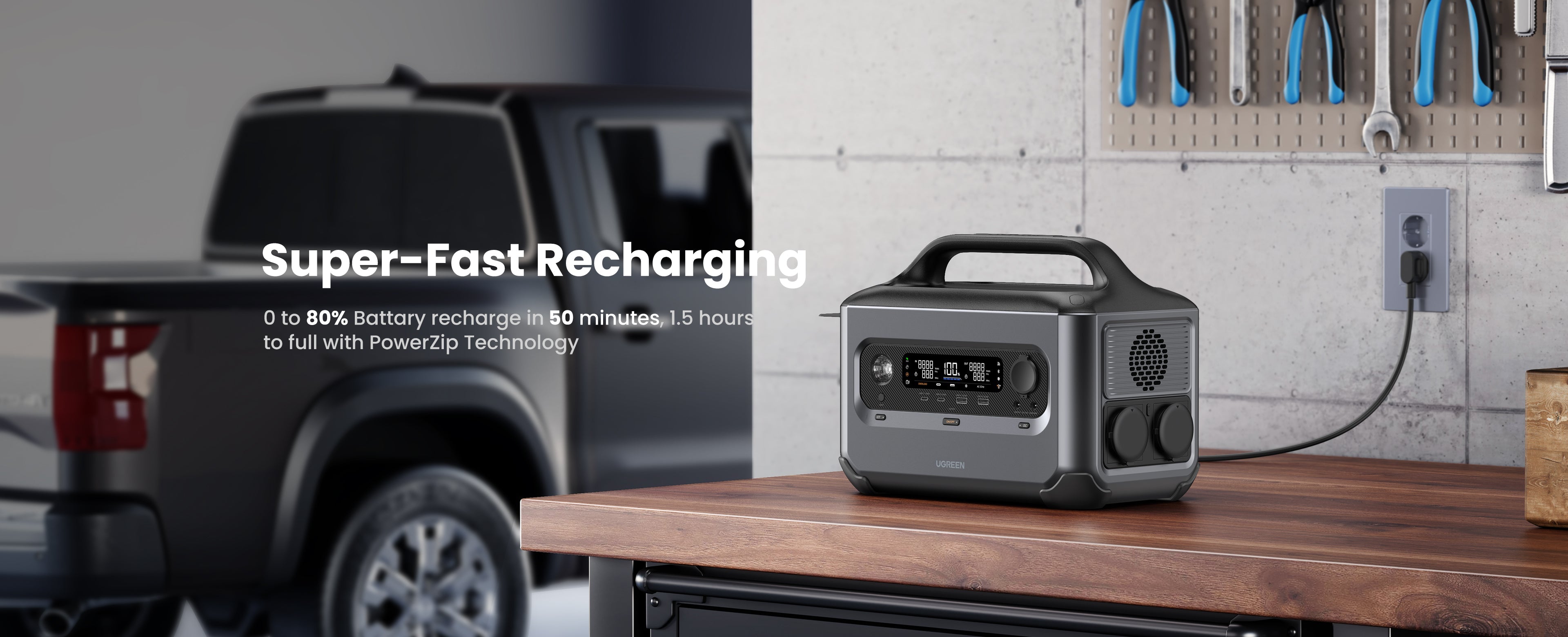 UGreen PowerRoam 600W Portable Powerhouse - 680Wh