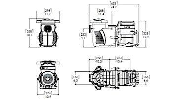 Pentair IntelliFlo 3HP Variable Speed High-Performance Pool & Spa Pump