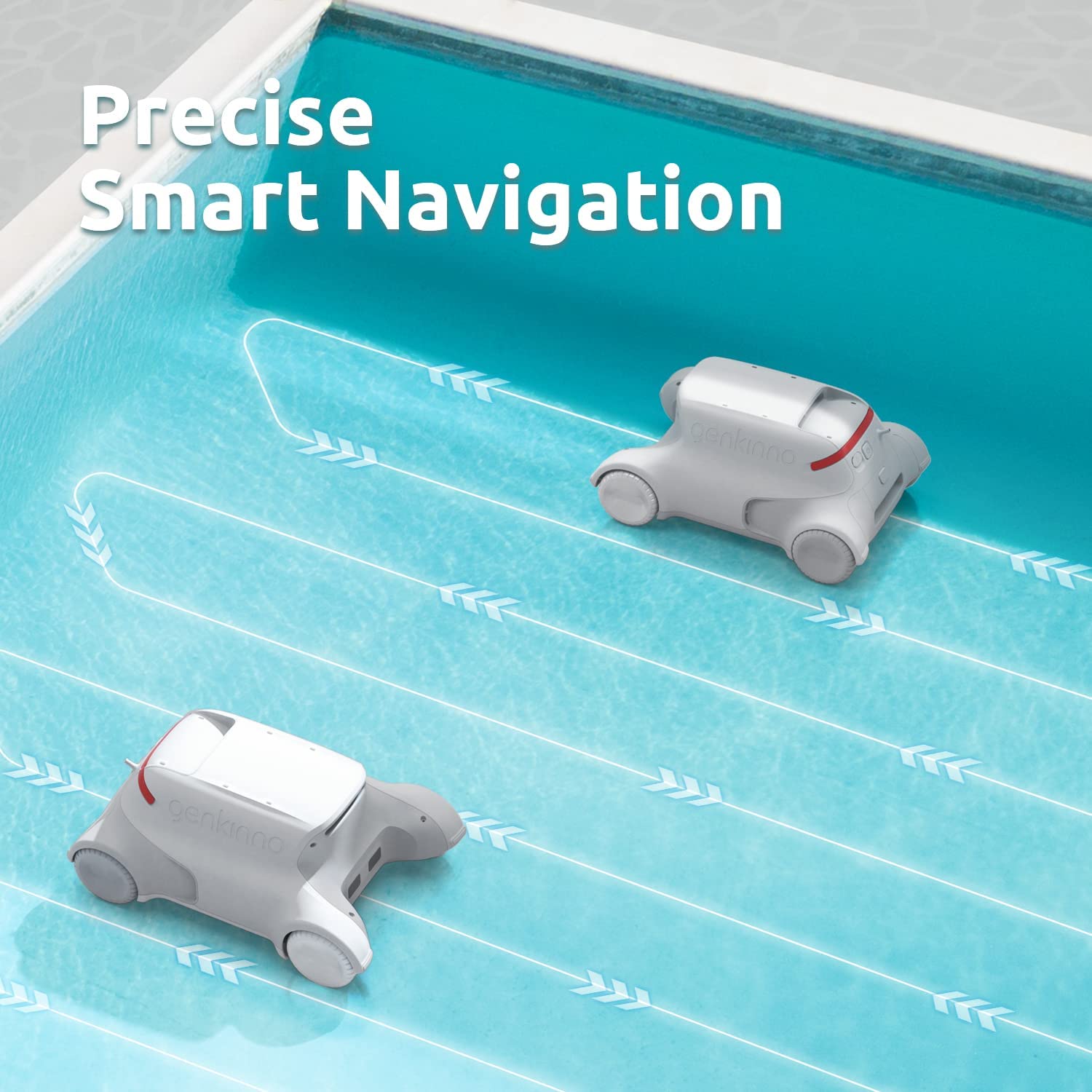 Genkinno P1: The Ultimate Cordless Automatic Robotic Pool Cleaner with Remote