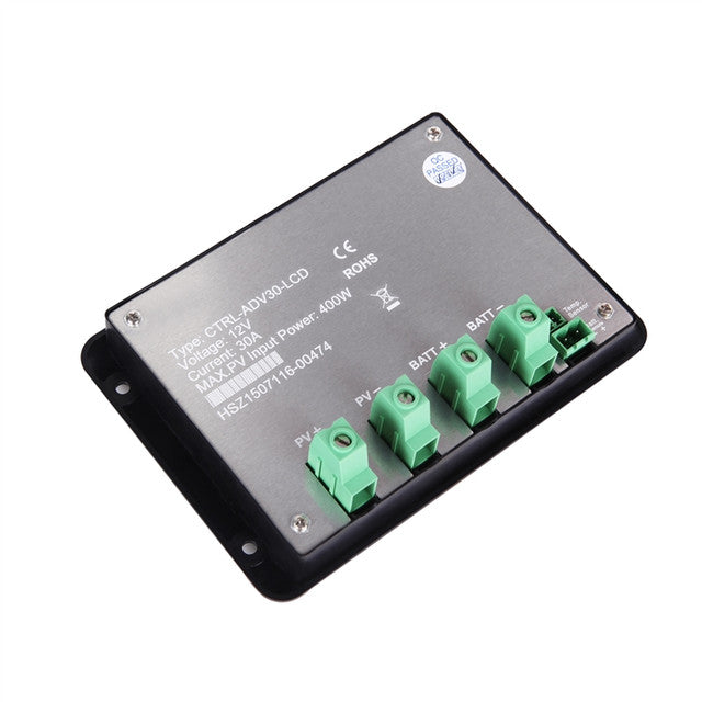Renogy Adventurer-Li 30A Negative-Ground PWM Flush Mount Charge Controller - Your Reliable Solar Power Companion