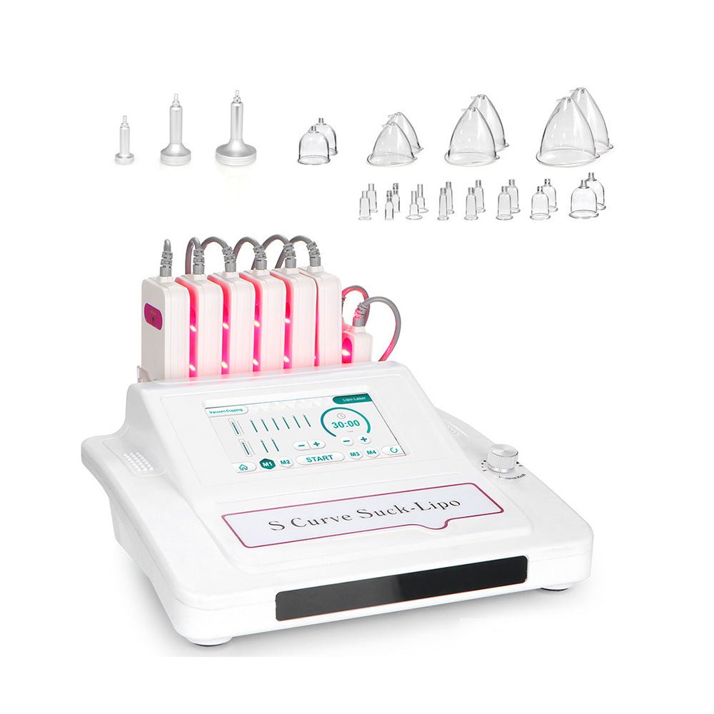 Shape Tactics 8-LED Laser Lipo with Vacuum Suction: Slim Down & Enhance Naturally