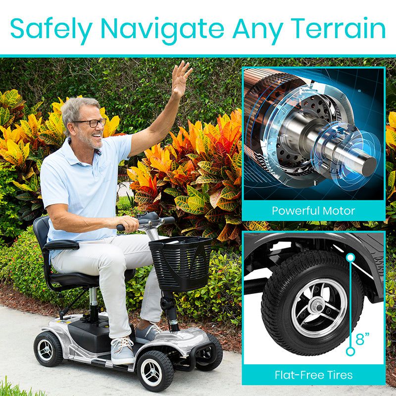 Vive Health Ultra-Responsive 4-Wheel Mobility Scooter