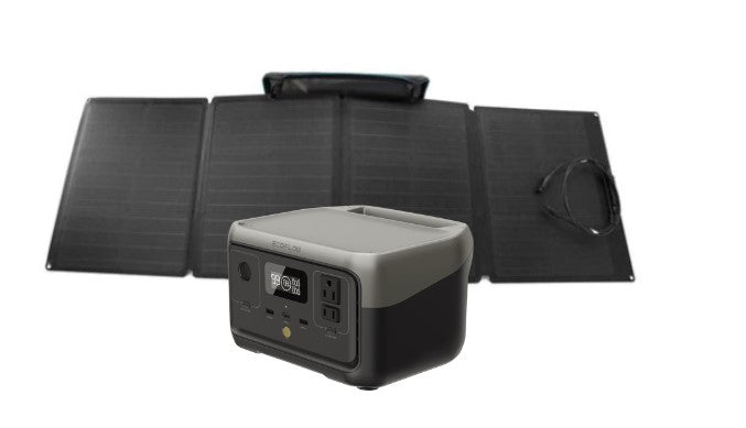 EcoFlow RIVER 2 Max Portable Powerhouse with 160W Solar Panel