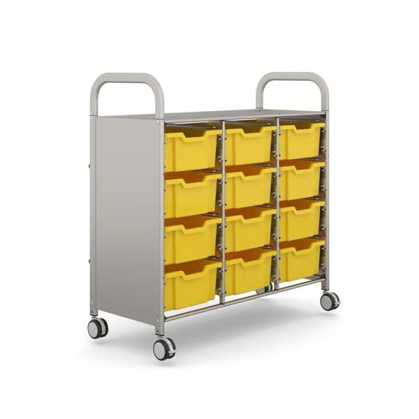 Gratnells Callero Plus Treble Cart - The Ultimate Classroom Storage Solution
