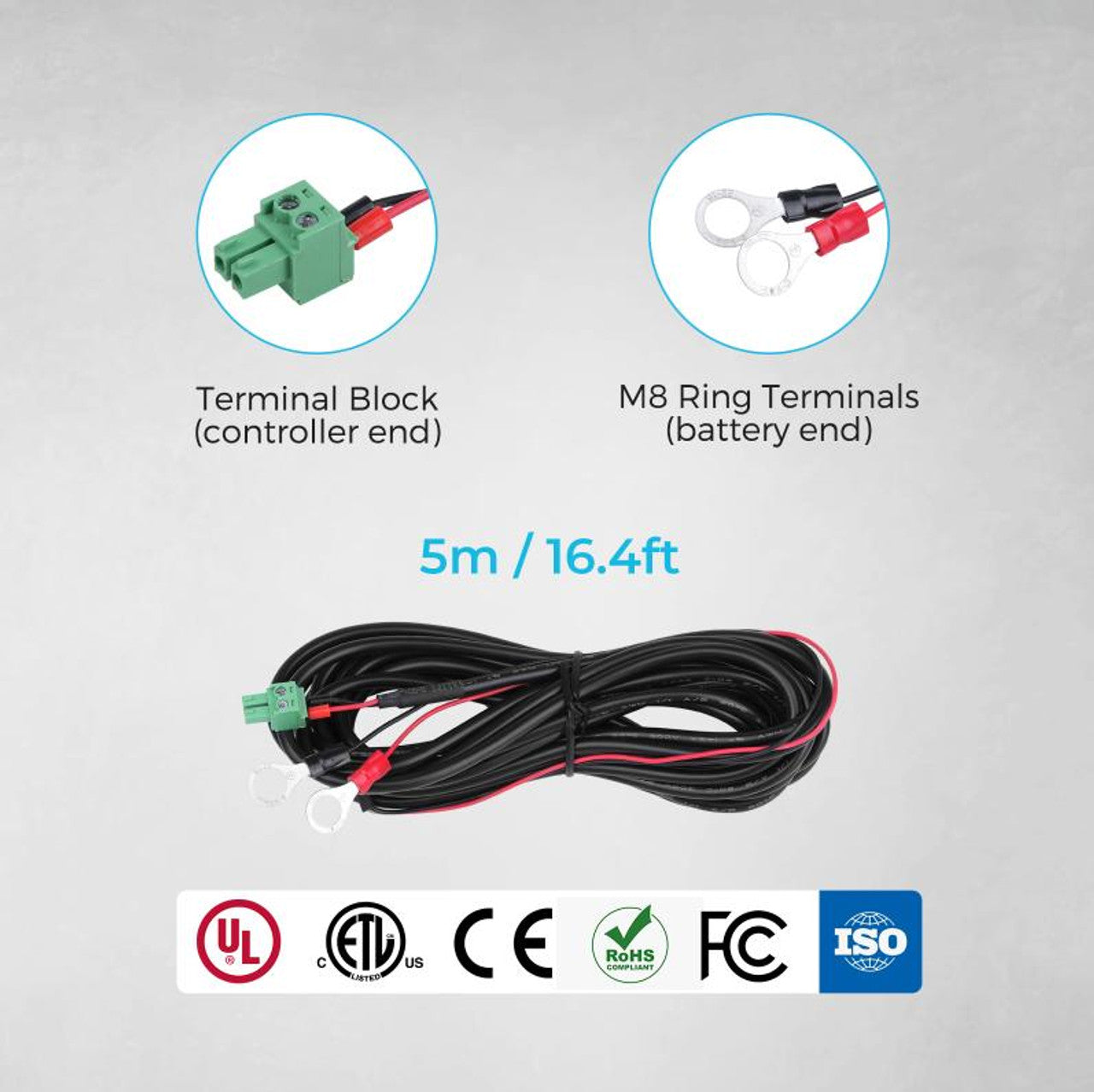 Renogy RVSCC - Your Reliable RV Battery Voltage Sensor with Ring Terminal