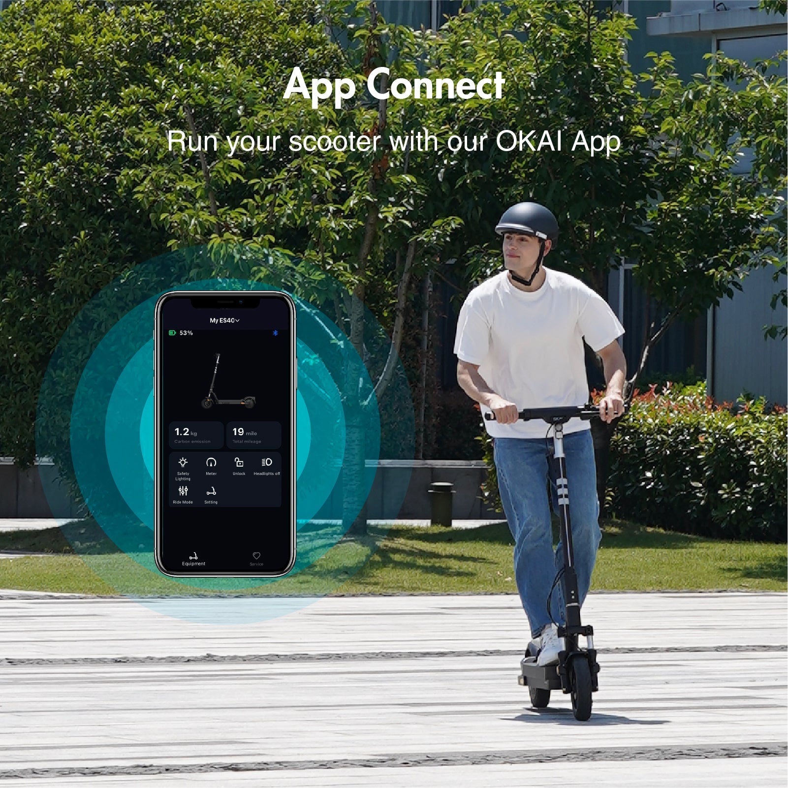 Okai NEON Ultra ES40 Electric Scooter - Your Stylish Urban Commute Companion