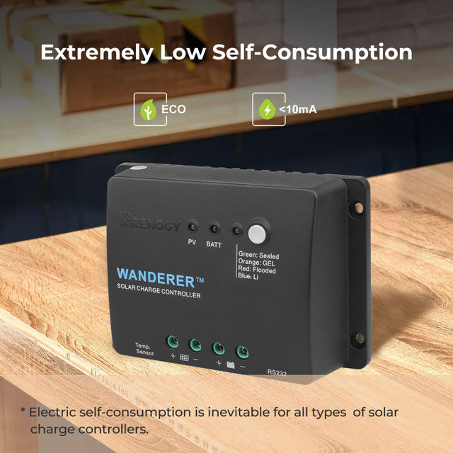 Renogy Wanderer 30 Amp Solar Charge Controller - Your Off-Grid Power Solution