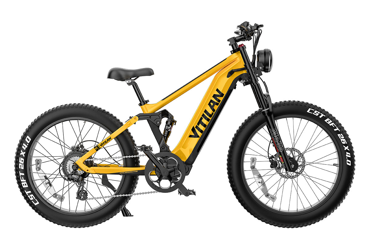 VITILAN T7 Full Suspension Electric Mountain Bike