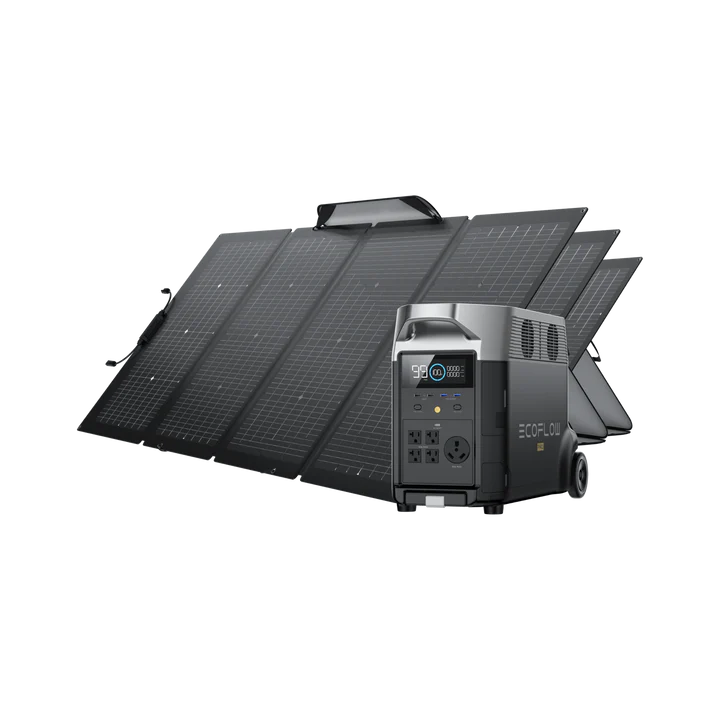 EcoFlow Delta Pro Portable Powerhouse with 220W Solar Panel