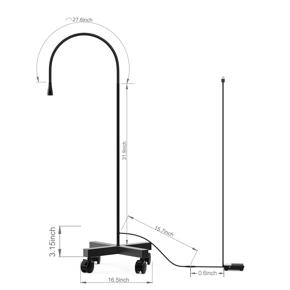 Shape Tactics 5W UV LED Adjustable Gooseneck Lamp - Your Precision Lighting Essential