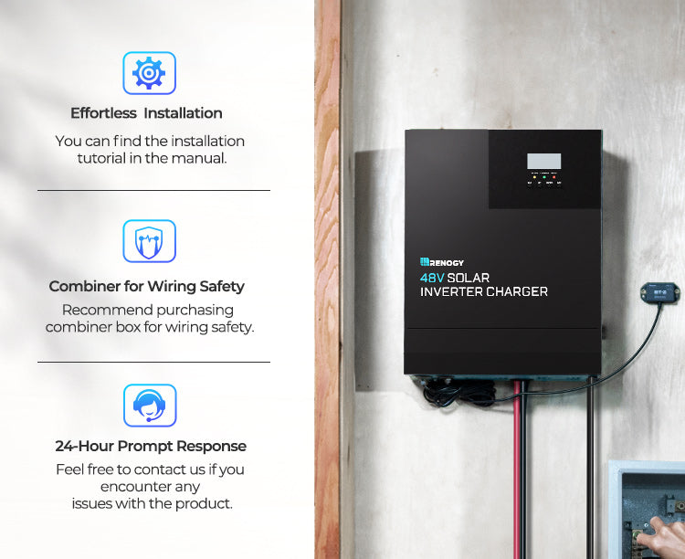 Renogy 48V 3500W All-in-One Powerhouse with Reverse Control