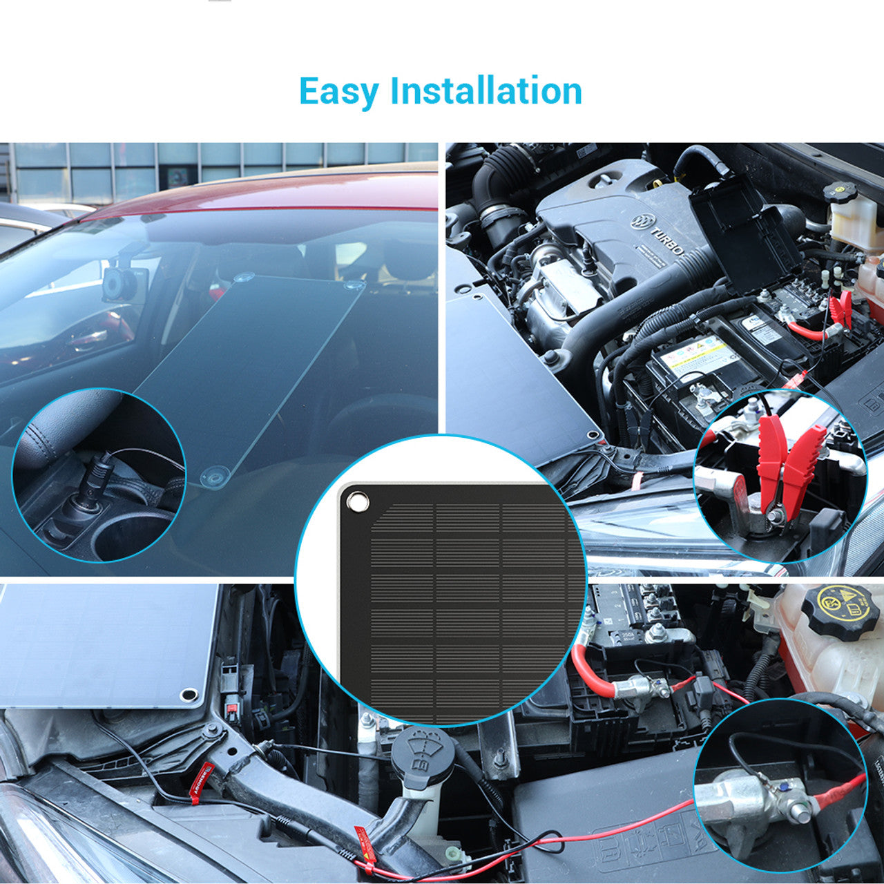 Renogy 10W Solar-Powered Battery Charger & Maintainer - Your On-the-Go Power Solution