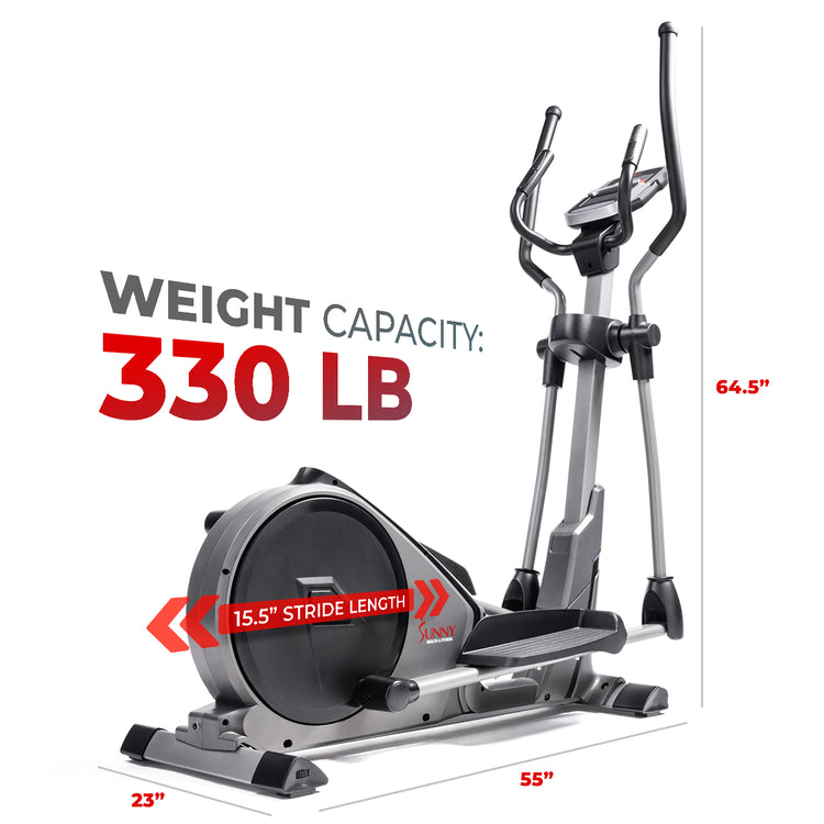 Sunny Health & Fitness SF-E3912 Home Elliptical Trainer