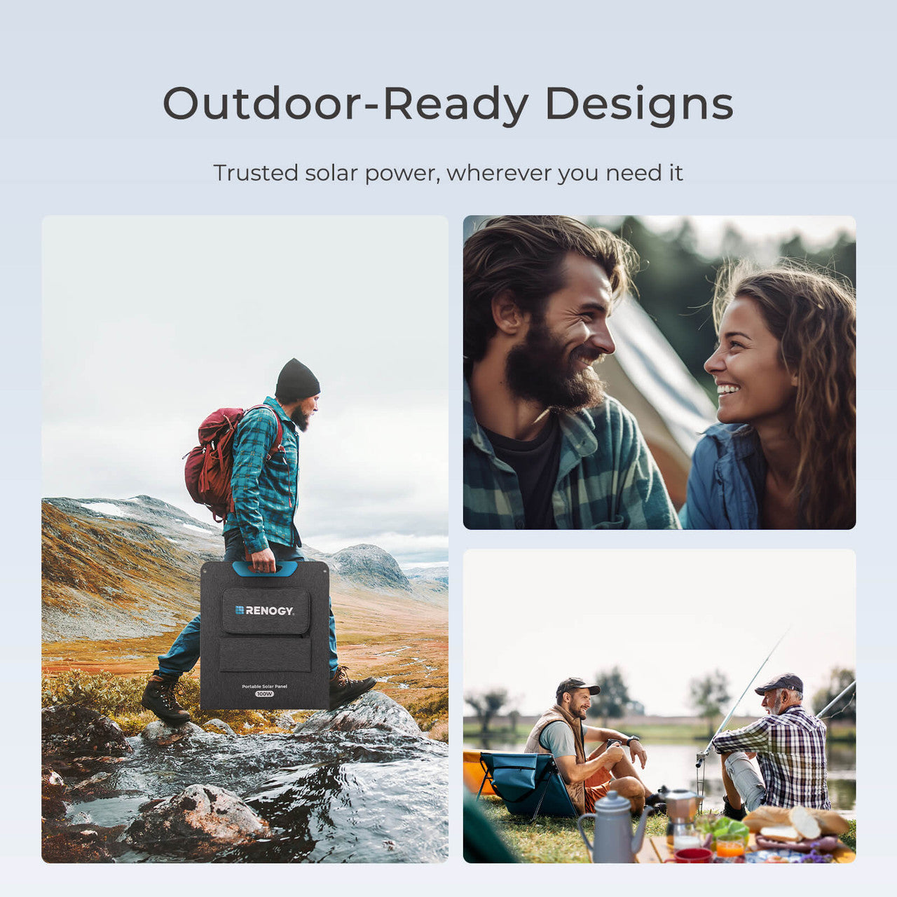 Renogy 100W Ultra-Portable & High-Efficiency Solar Panel