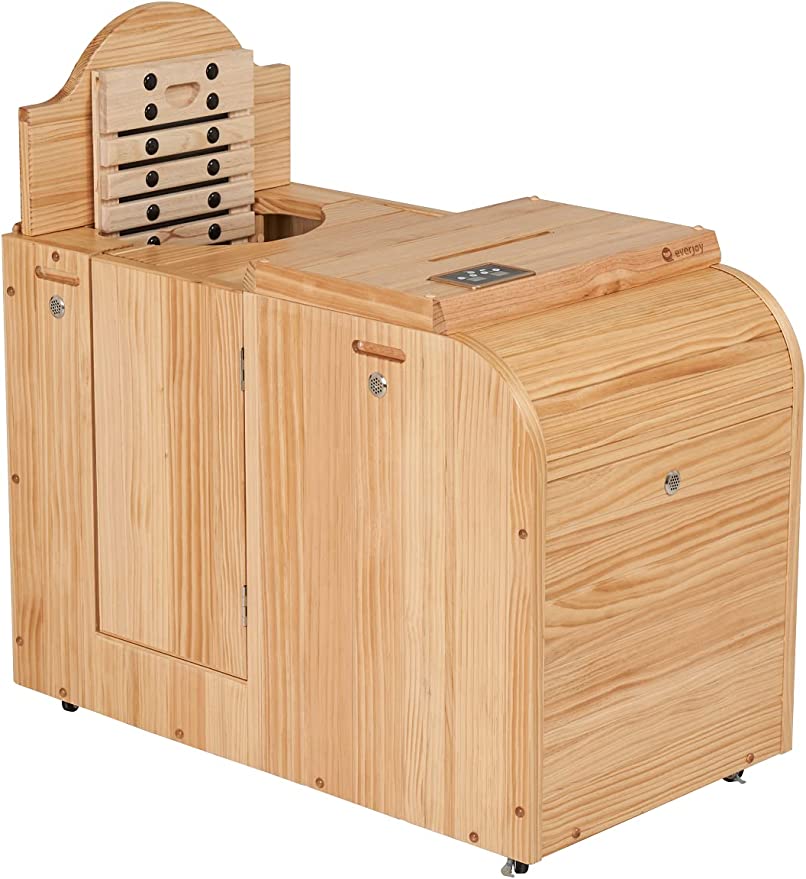 EVERJOY KN-103 Home Infrared Wood Dry Heat Sauna - Your Gateway to Relaxation and Wellness