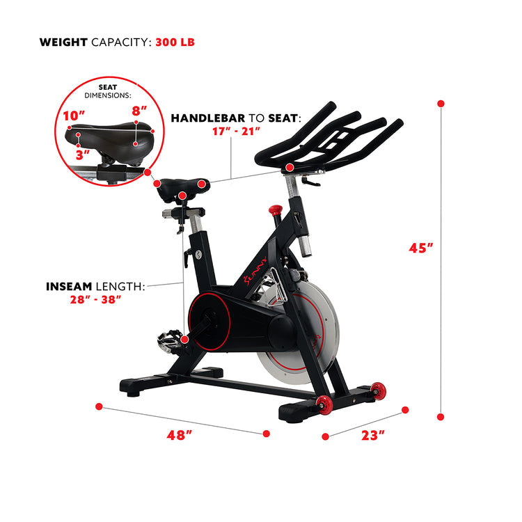 Sunny Health & Fitness SF-B1805 Magnetic Belt Drive Indoor Cycling Bike: Your Home Gym Powerhouse