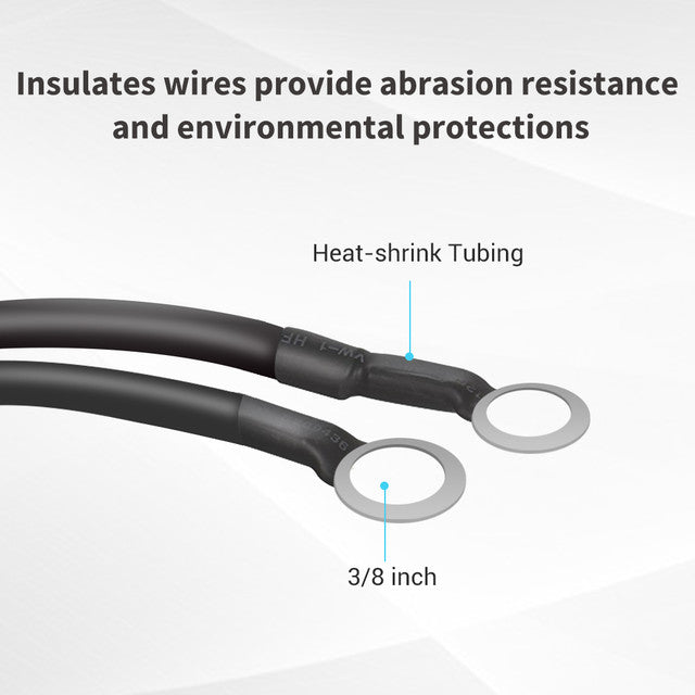 Renogy 8ft 4AWG Copper Tray Cable for Optimal Electrical Wiring