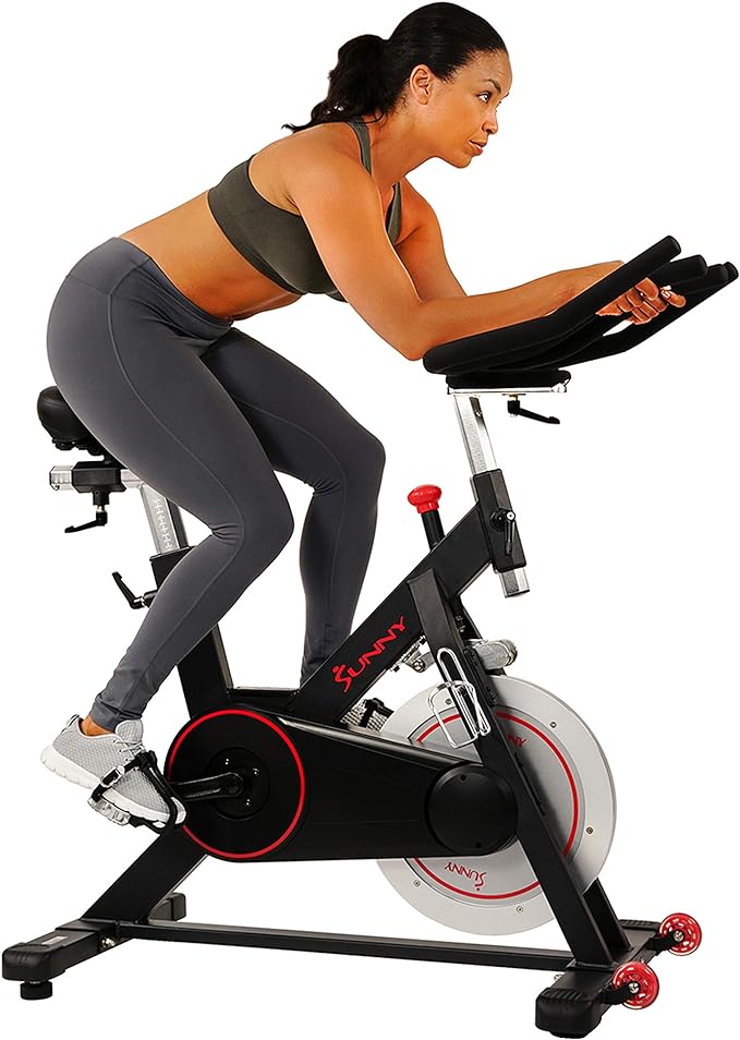 Sunny Health & Fitness Smart Indoor Cycling Powerhouse with Exclusive SunnyFit App