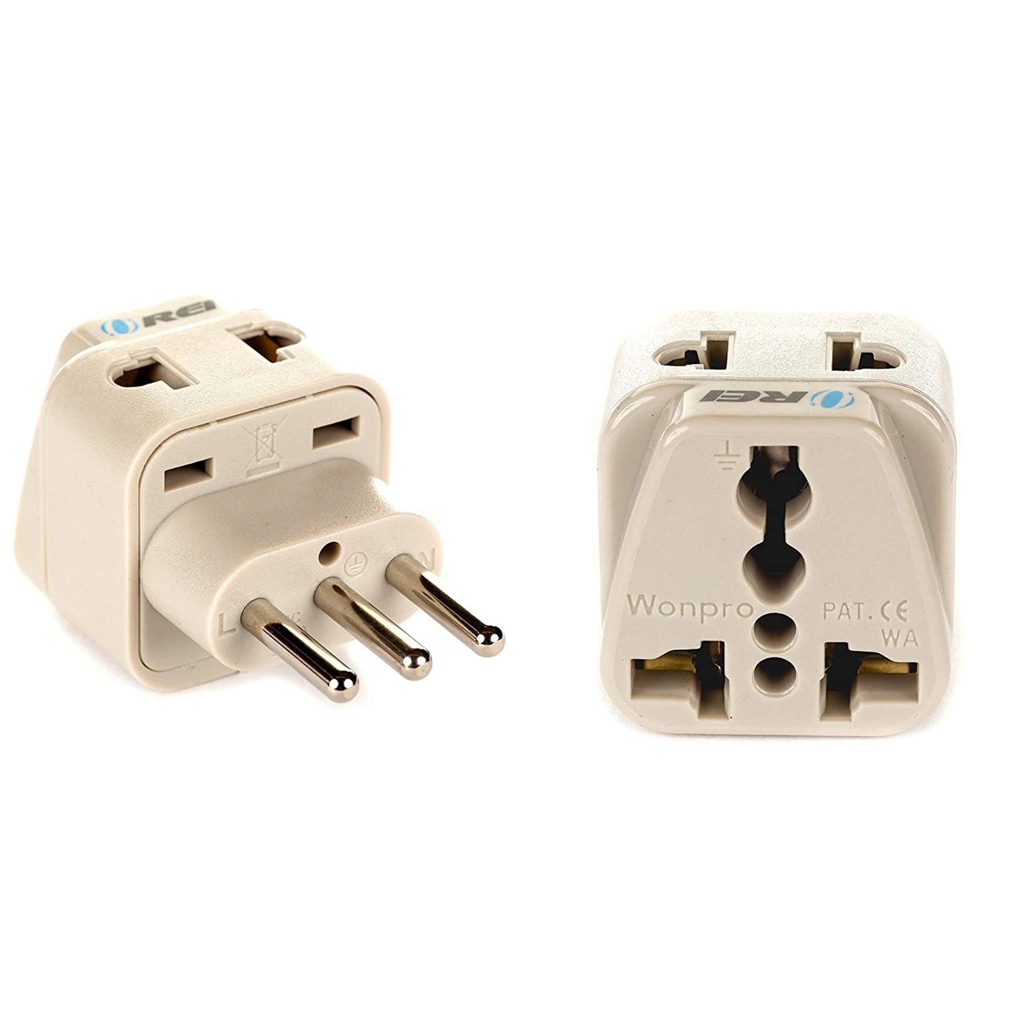 Travel Buddy Pro: 2-in-1 Italy & Libya Travel Adapter - Compact Type L (DB-12A)