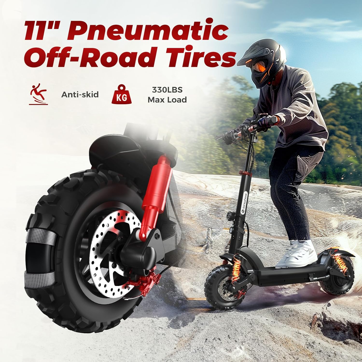 Isinwheel GT2 Off-Road Electric Scooter - Your Ultimate Adventure Companion