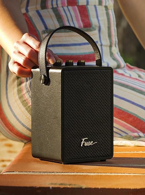 Fuse Retro Wireless Bluetooth Speaker with Handle Strap