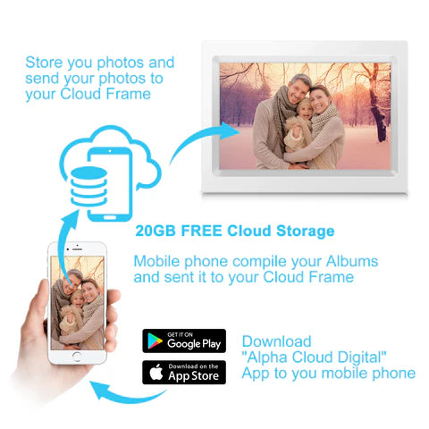 Sungale Alpha Digital 10 Cloud Frame - KS1016: Your Memories, Beautifully Displayed