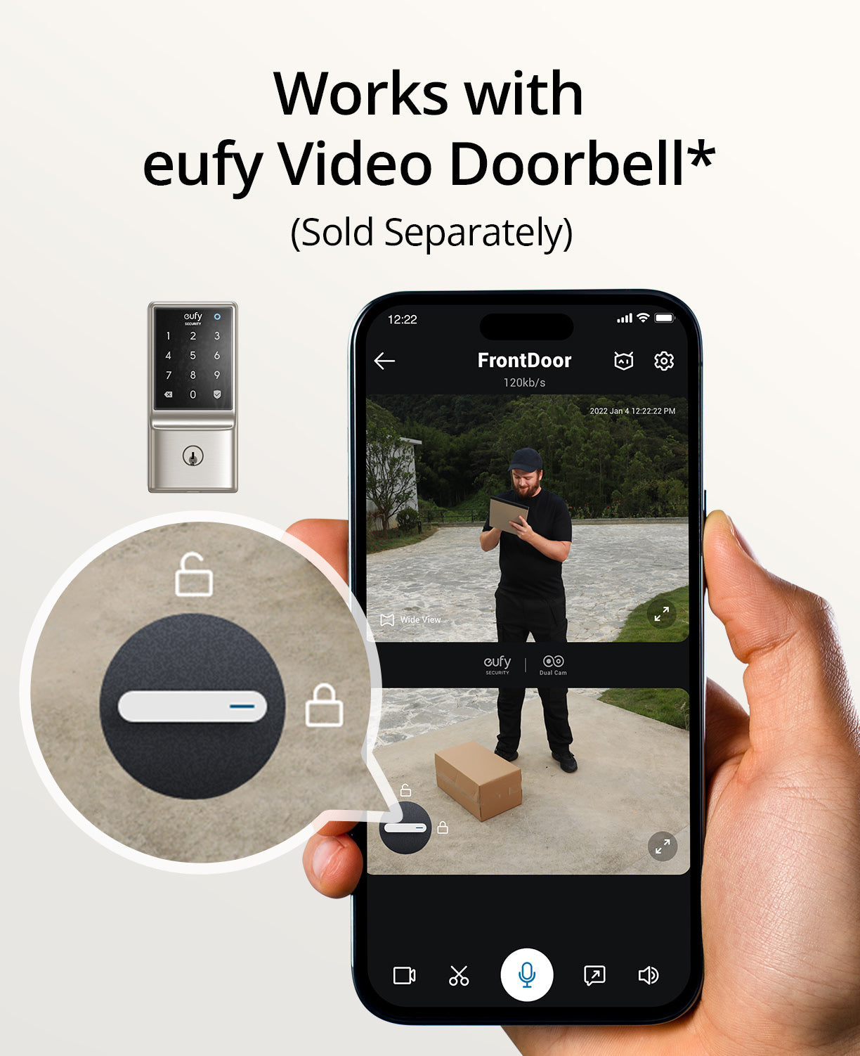Eufy Satin Nickel Smart Lock - Effortlessly Secure Your Home
