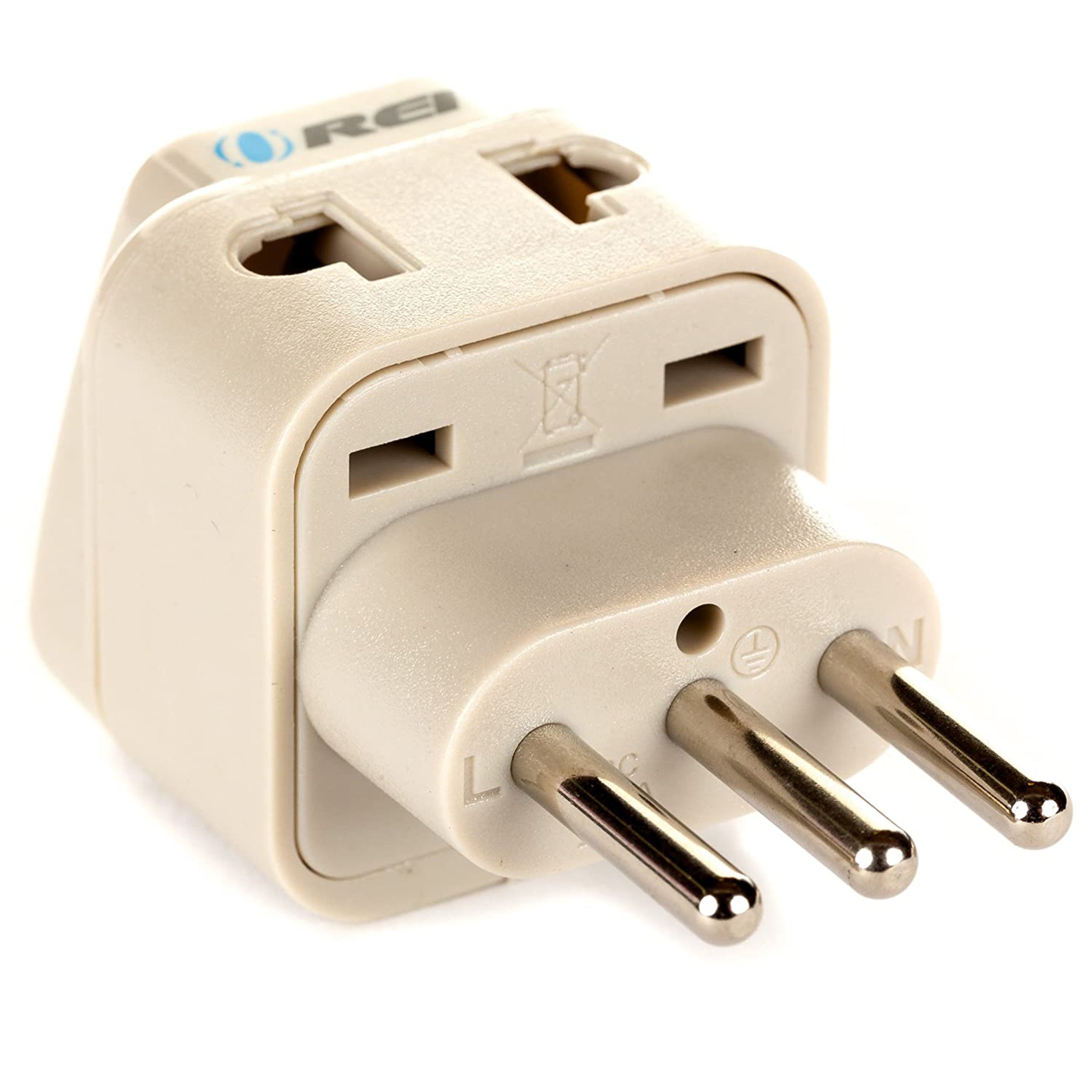 Travel Buddy Pro: 2-in-1 Italy & Libya Travel Adapter - Compact Type L (DB-12A)