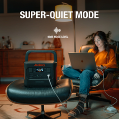 Jackery E1000 Plus Portable Powerhouse with 2 x 100W Mini Solar Panels