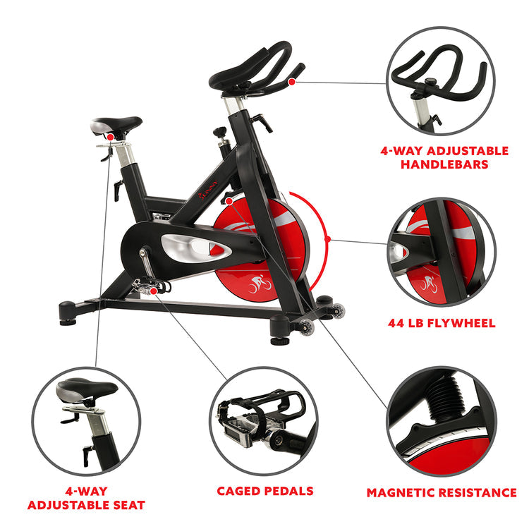 Sunny Health & Fitness Pro Indoor Cycling Bike - SF-B1714: Your Ultimate Home Workout Companion