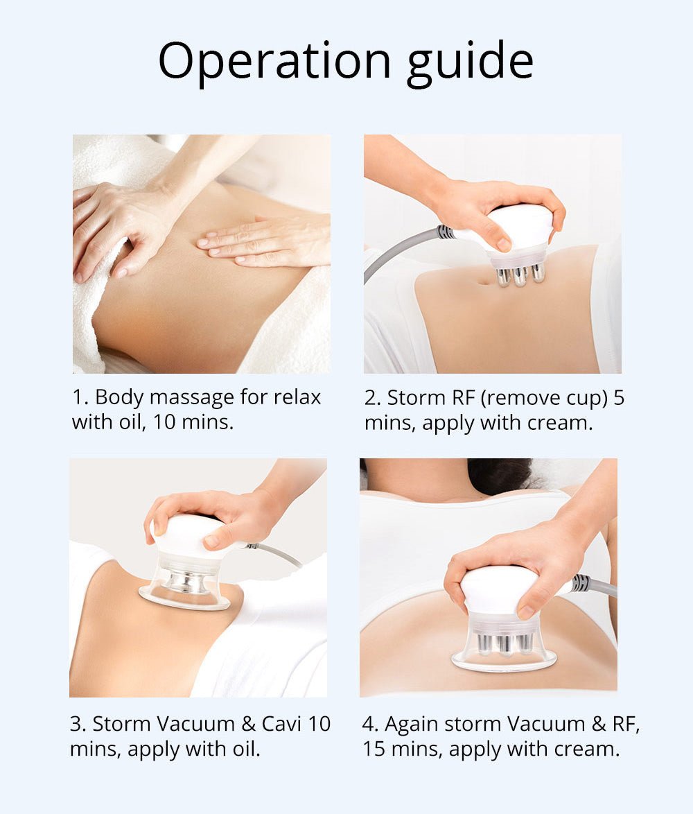 CaVstorm's Advanced Cavitation 3.0 RF Slimming System - Shape Tactics