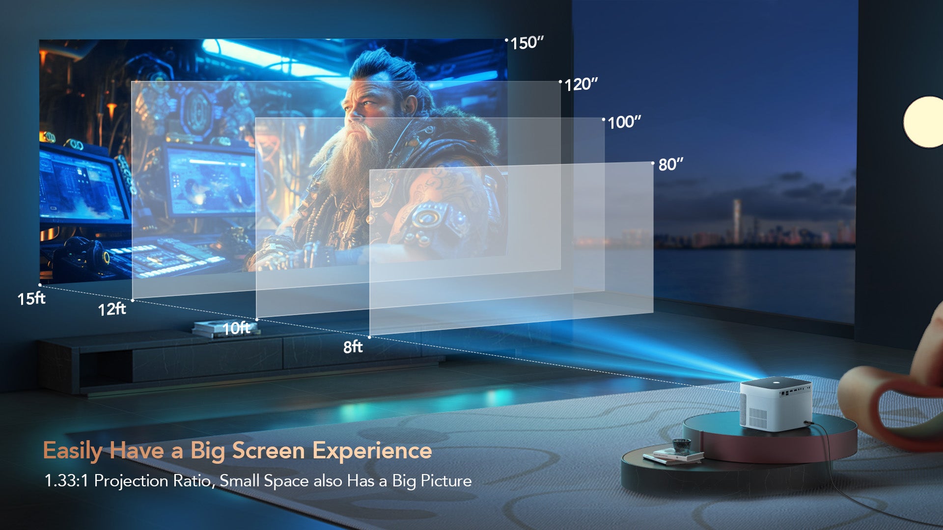 Yaber U11 Home Entertainment Powerhouse Projector