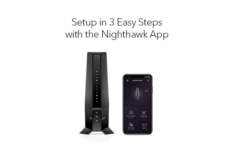 Netgear Nighthawk CAX30S AX6 6-Stream WiFi 6 Cable Modem Router - The Ultimate Internet Companion