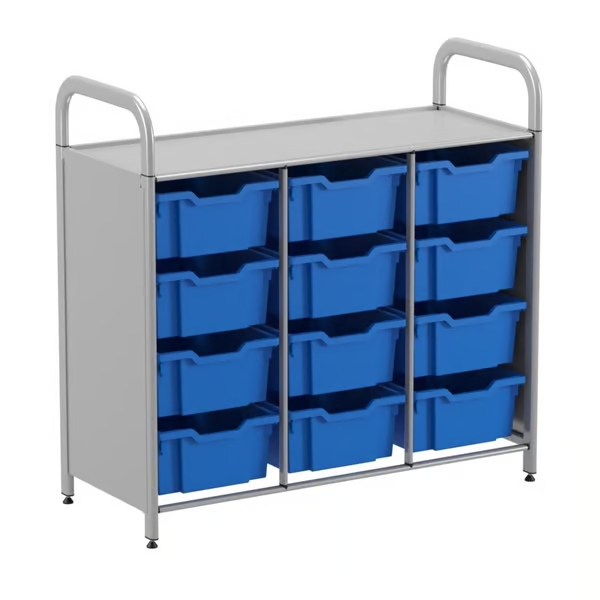 Gratnells Callero Custom Low Level 12-Deep Tray Starter Unit - Your Ideal Storage Solution