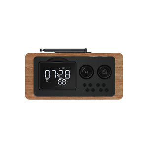 Fuse Rad-Zide-Br Retro Bluetooth Speaker with LCD, AM/FM Radio