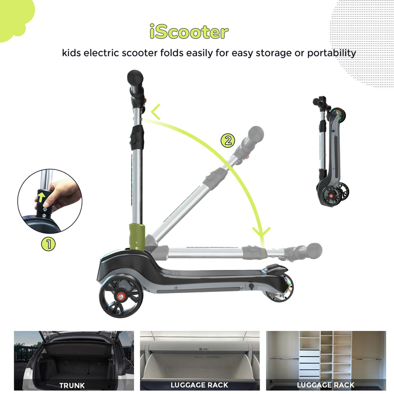 iScooter iK2 Electric Scooter for Kids - Fun, Safe, and Adjustable