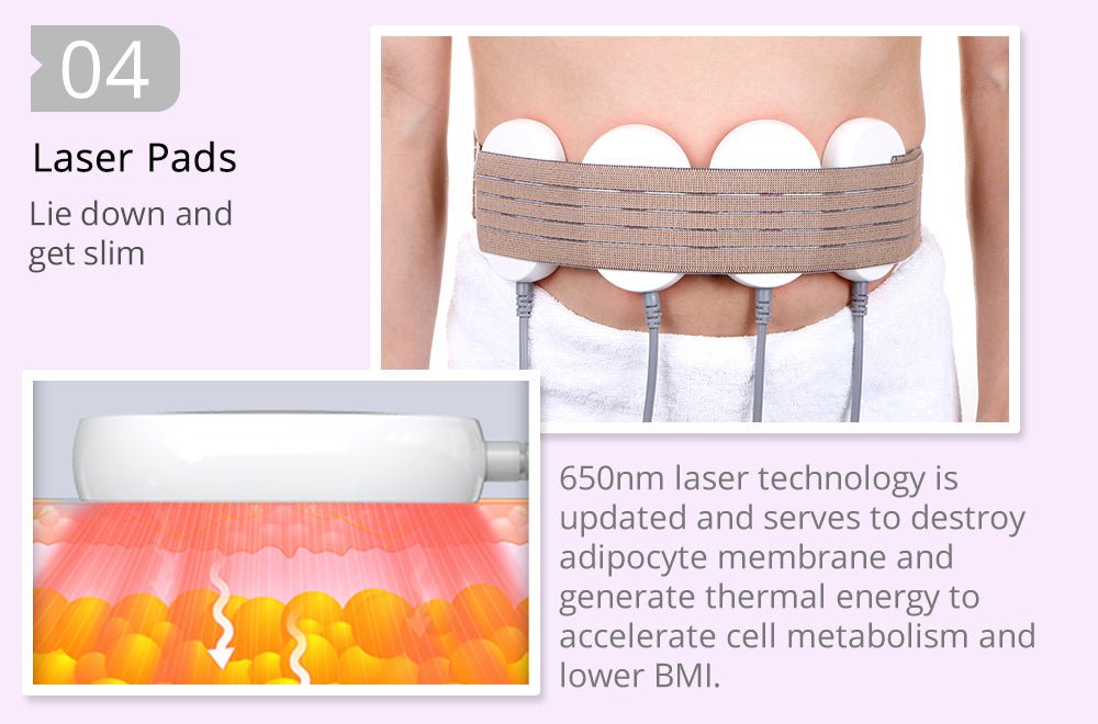 Shape Tactics Ultrasonic Cavitation RF 5MW Lipo Laser Slimming Device - Transform Your Body Now