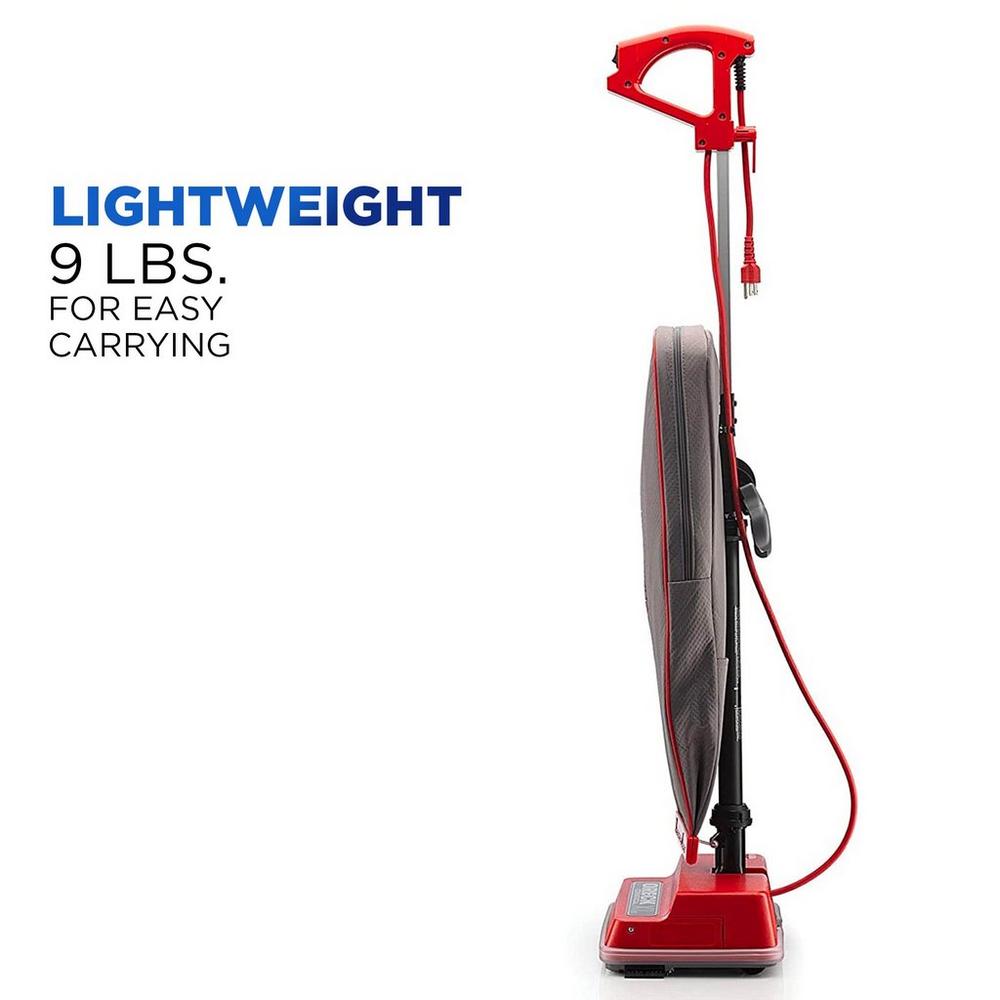 Oreck 9lb Red Basecord Commercial Upright Vacuum - The Ultimate Cleaning Companion