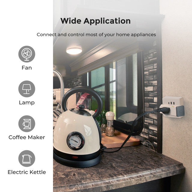 Renogy Zigbee Smart Plug - US Type, Meter-Free