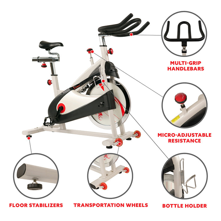 Sunny Health & Fitness Premium Indoor Cycle Bike - SF-B1509