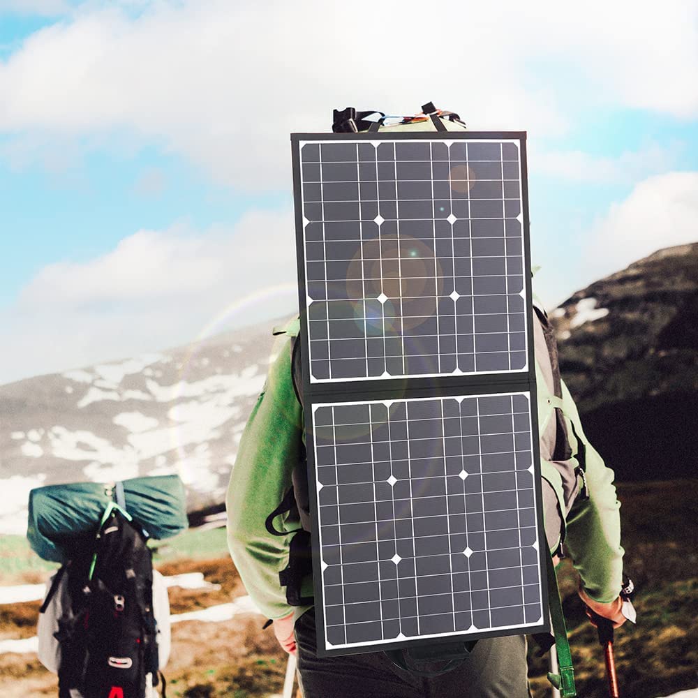 Flashfish 50W 18V Foldable Solar Charger - Your Portable Powerhouse