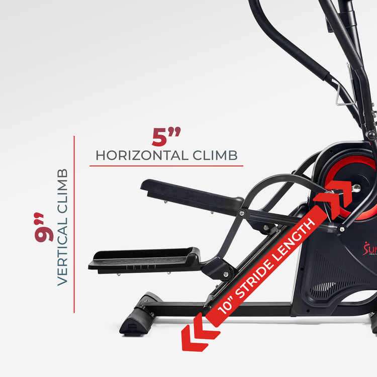 Sunny Health & Fitness Premium Cardio Climber - Reach New Fitness Heights