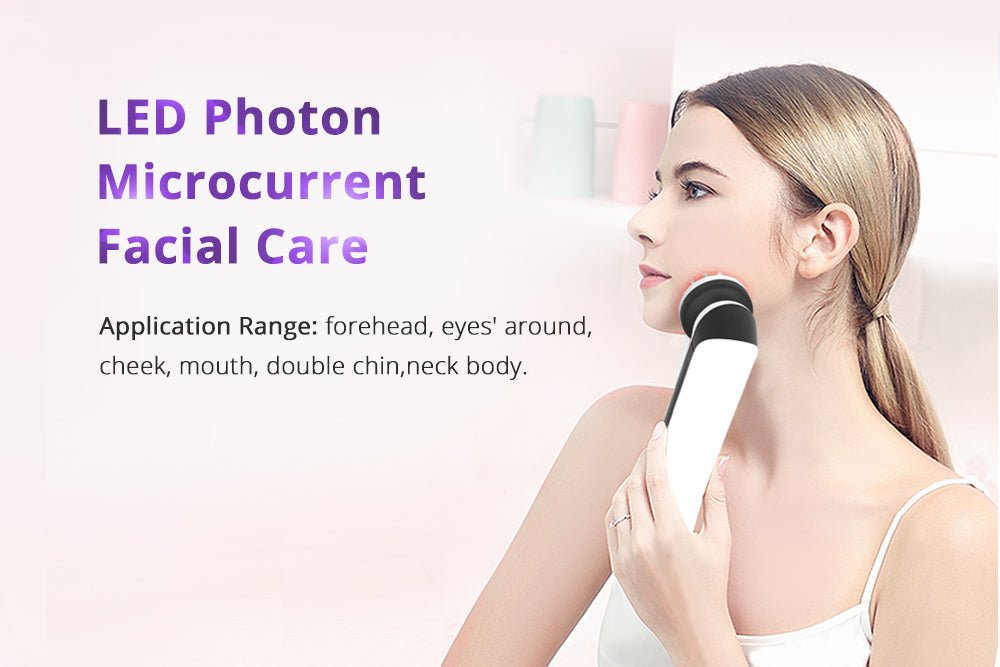 Shape Tactics Photon LED Facial Care Micro Current Beauty Device - Transform Your Skin