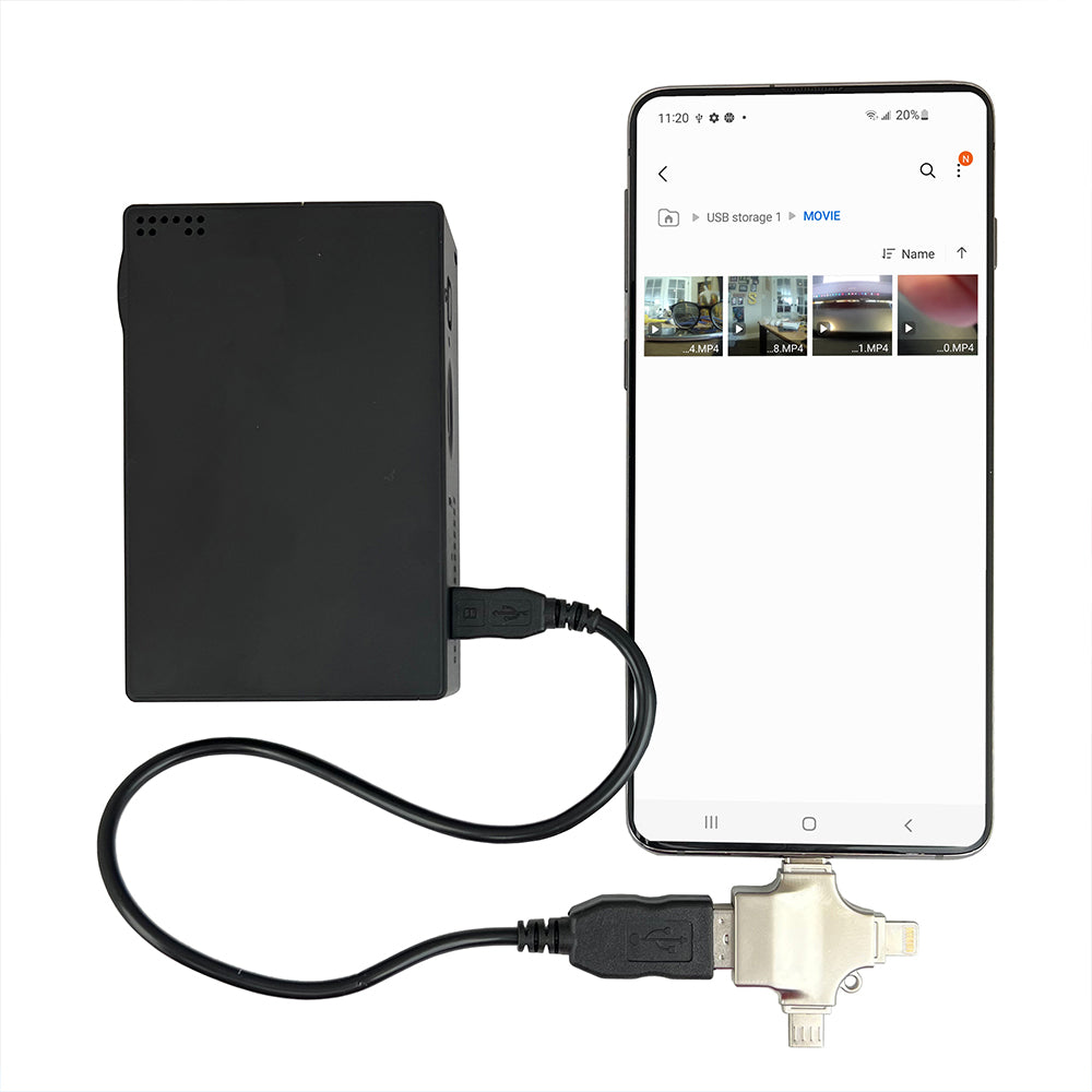 PBN - TEC Cam Vox Pro: 120° Wide Angle DVR with 128GB Storage and 25-Day Standby