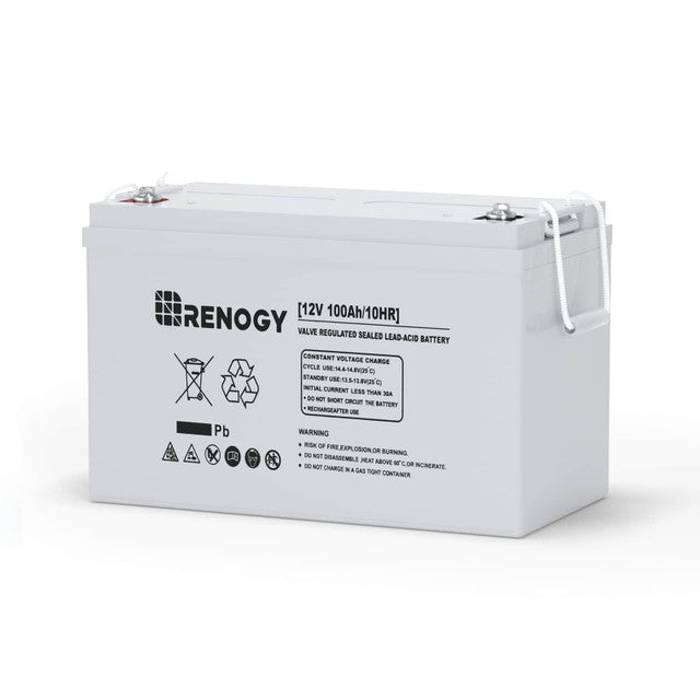 Renogy 12V 100Ah AGM Deep Cycle Battery - Your Reliable Off-Grid & RV Power Solution