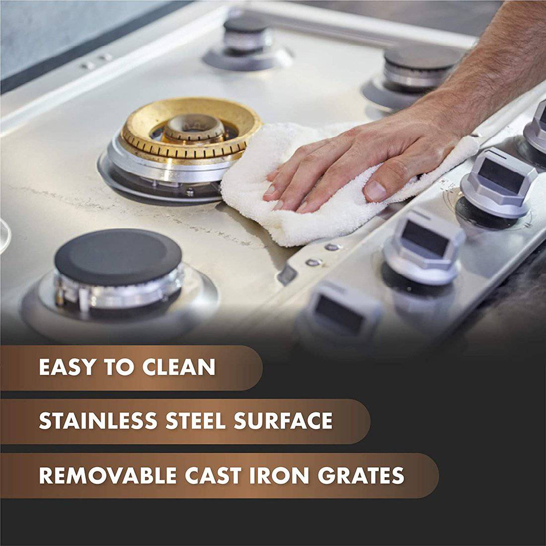FOTILE Tri-Ring Stainless Steel Gas Cooktop: Effortless Cooking for Every Meal