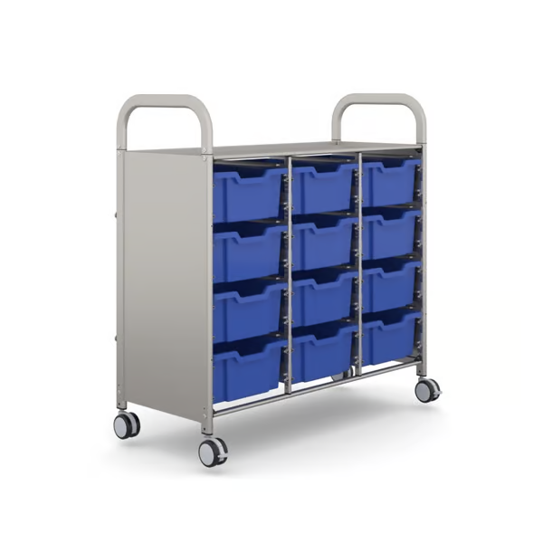 Gratnells Callero Plus Treble Cart - The Ultimate Classroom Storage Solution